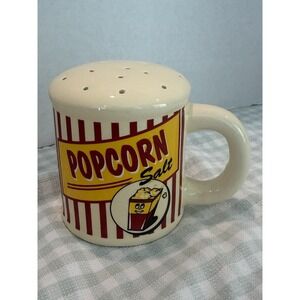 Ceramic Popcorn Salt Pepper Shakers Vintage